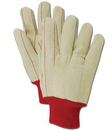 Double Palm Cotton Gloves / Dozen 1