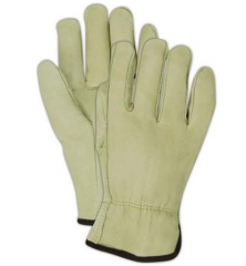 Cow Grain Leather Driver Gloves / Pair
