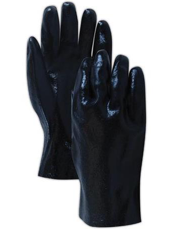 12" Mens PVC Coated Gloves / Dozen 1